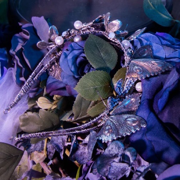 New Tim Burton corpse bride butterfly headband - Picture 4 of 7